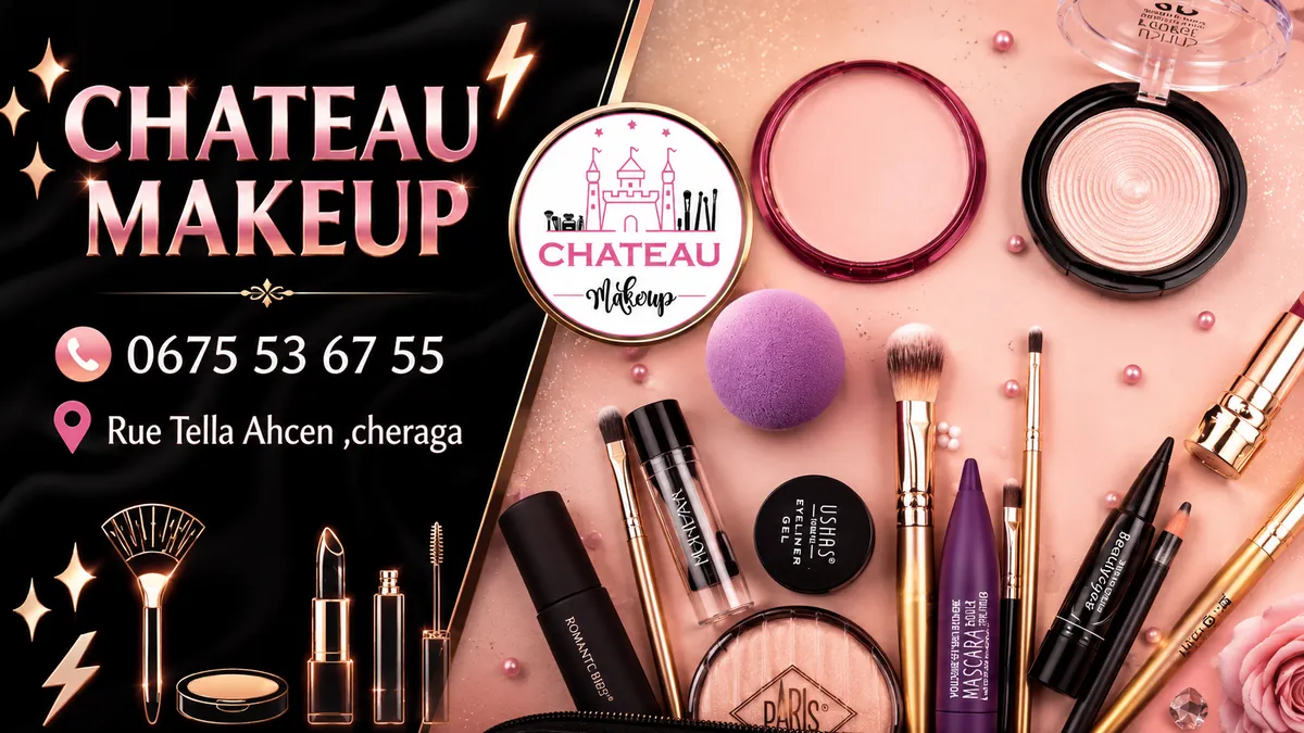 Château Makeup — 0675 53 67 55 — Rue Tella Ahcen, Chéraga